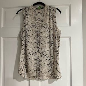 Rose & Olive blouse medium snake print
